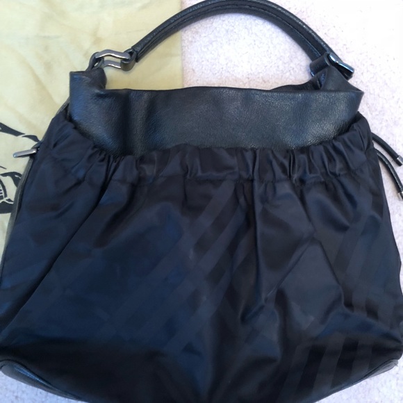 Black Burberry Hobo Bag - Picture 3 of 5